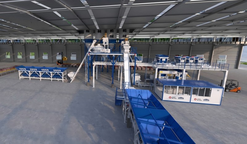 Tehnologie inovatoare de fabricare a cărămizilor, făcând cărămizi fără palet